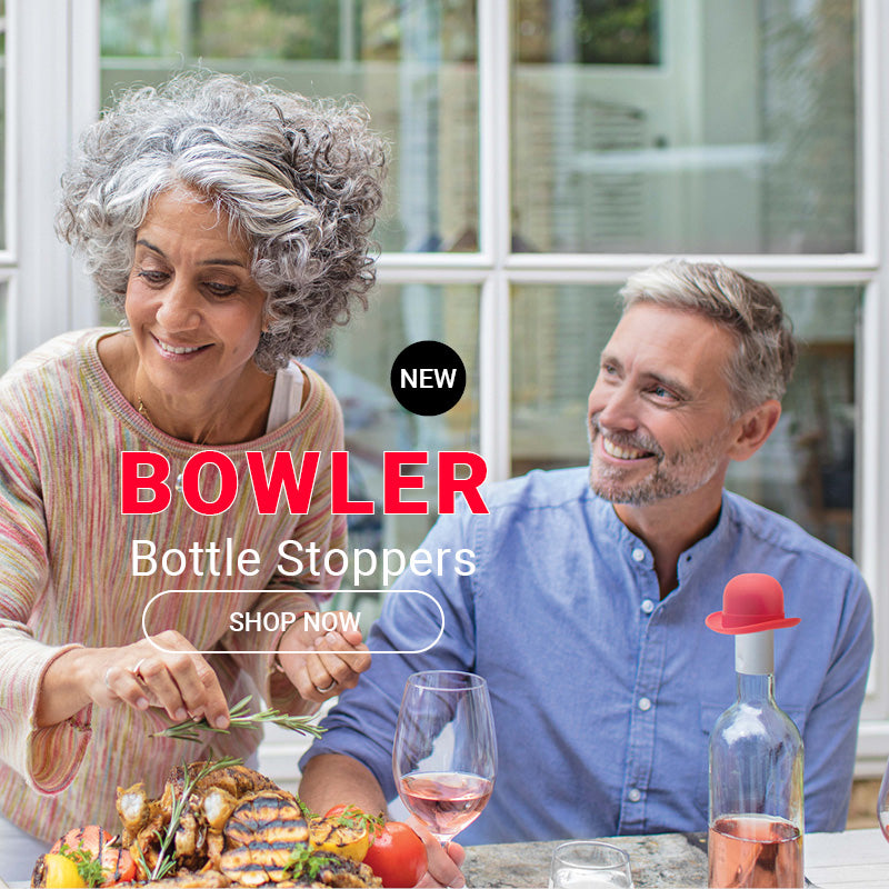 Bowler | Bottle stopper - pack of 2. Monkey Business